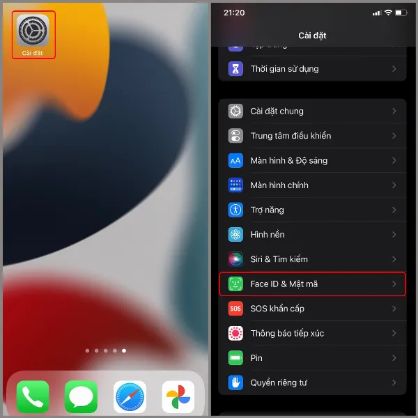 cach tang do nhay face id tren iphone 3