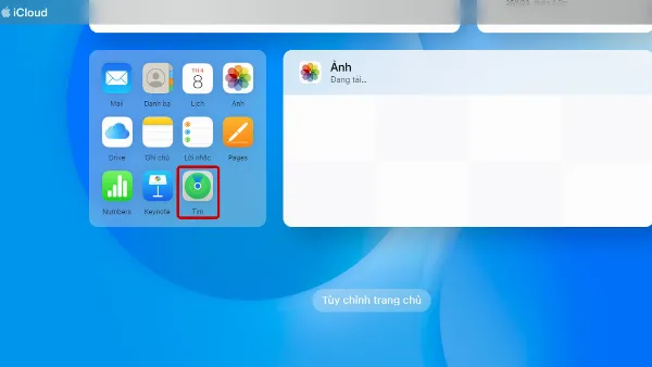 Chọn Find My iPhone trên iCloud