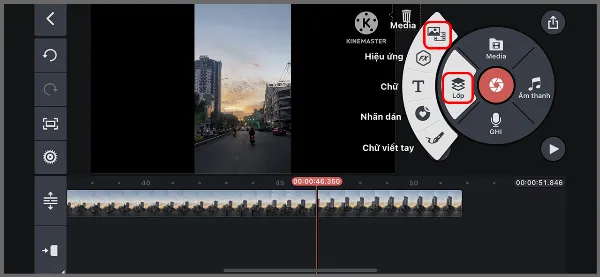 Chọn Lớp và mở thư viện ảnh