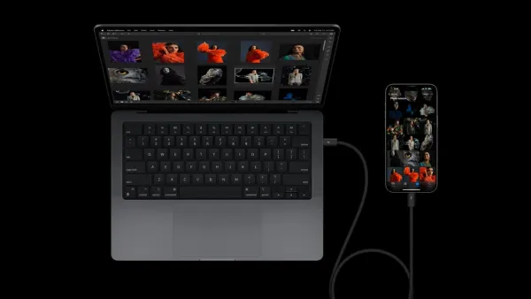 Cổng kết nối USB-C trên iPhone 15 Pro