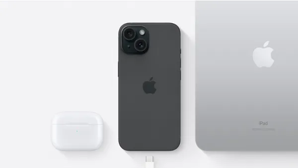 Cổng kết nối USB-C trên iPhone 15