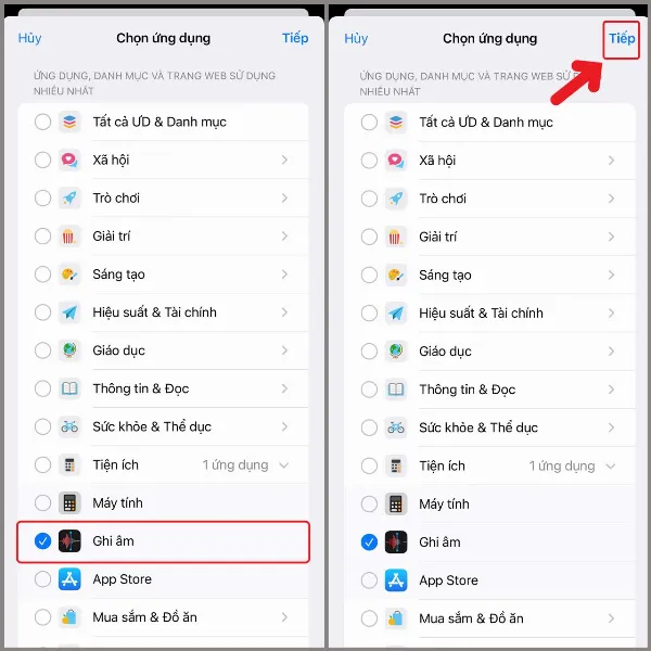 Cách khóa ứng dụng trên iPhone vô cùng đơn giản, giúp bạn có thể bảo mật thông tin riêng tư an toàn 100% 4 Danh sách ứng dụng cho phép người dùng lựa chọn