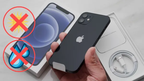 Để iPhone ở nơi thoáng mát, tránh ánh nắng trực tiếp