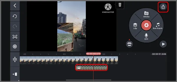 Điều chỉnh ảnh và xuất video