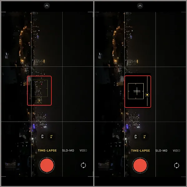Time-lapse là gì? Cách quay video tua nhanh (Time-lapse) trên iPhone để ghi lại toàn bộ quá trình 9 Điều chỉnh độ sáng và lấy nét trước khi quay Time-lapse