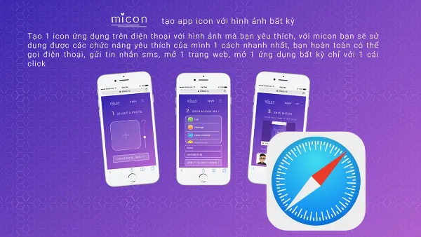 3 cách đổi icon iPhone để giao diện ấn tượng hơn, tuy dùng thiết bị đã lâu nhưng chưa biết mẹo này thì phí quá 6 Giao diện website Micon.io cho phép tùy chỉnh và thay đổi biểu tượng ứng dụng iPhone trực tuyến