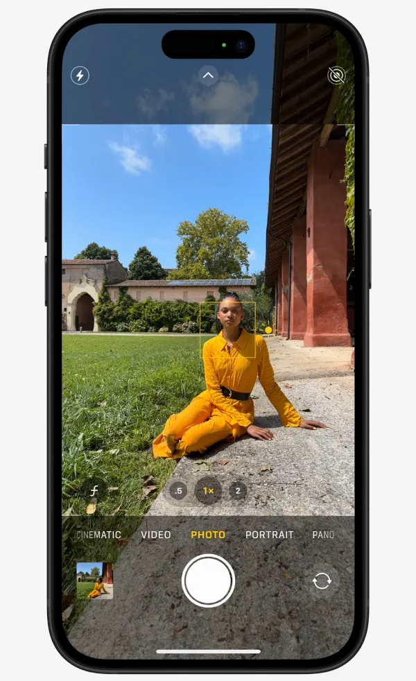 Hệ thống camera kép 48MP trên iPhone 15