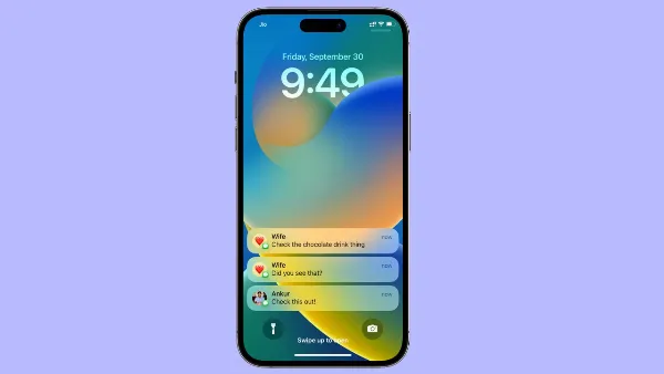 Hiển thị từng thông báo riêng biệt
