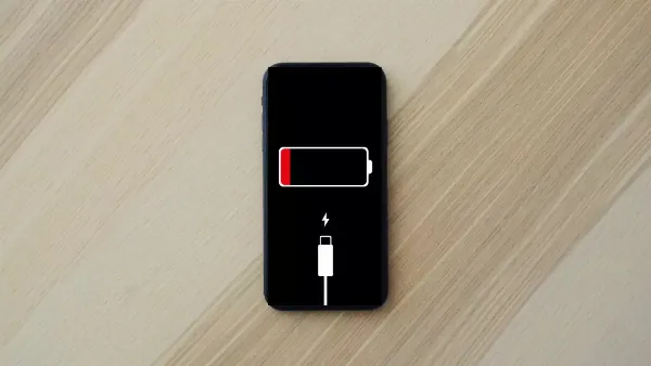 Hình ảnh minh họa giao diện cài đặt pin trên iPhone