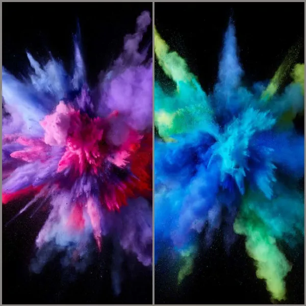 Hình nền iPhone 8 phong cách tối giản với các hình khối trừu tượng