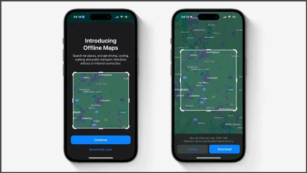 Hướng dẫn sử dụng Apple Maps offline trên iOS 17