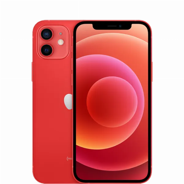 iPhone 12 phiên bản 256GB với thiết kế màu đỏ nổi bật, mặt lưng kính sang trọng, cụm camera kép ấn tượng