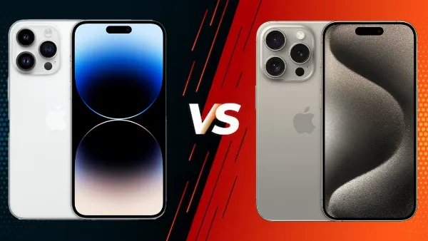 So sánh iPhone 15 Pro Max và iPhone 14 Pro Max: Đâu là sự khác biệt về công nghệ giữa hai siêu phẩm 1 iPhone 15 Pro Max và iPhone 14 Pro Max đọ dáng