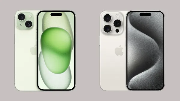 iPhone 15 và iPhone 15 Pro đều sở hữu Dynamic Island, viền bezel mỏng và mặt kính Ceramic Shield