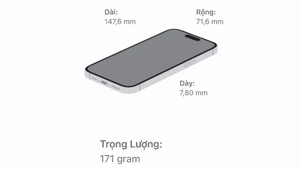 iPhone 15 với thiết kế bo tròn tinh tế