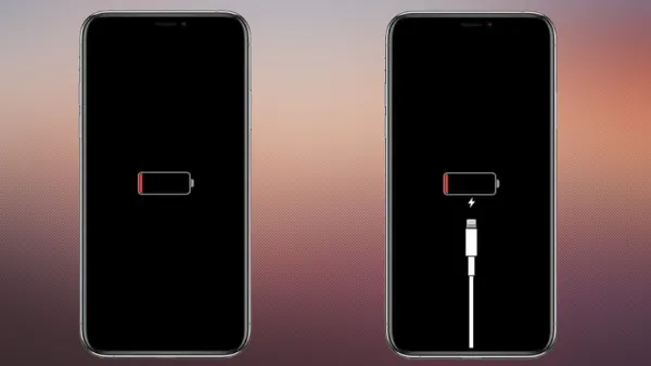 Kết nối iPhone với bộ sạc khi không thể khởi động