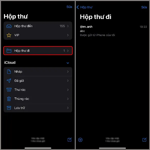 Cách tạo email trên iPhone để bạn gửi đi nhanh chóng và tiện lợi nhất, không cần đến máy tính nữa 3 Kiểm tra email đã gửi trong Hộp thư đi