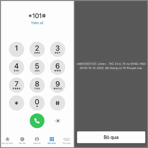 iPhone không gọi được phải làm sao? 7 cách khắc phục tình trạng này cực đơn giản chỉ với vài thao tác 2 Kiểm tra tài khoản điện thoại bằng cú pháp *101#