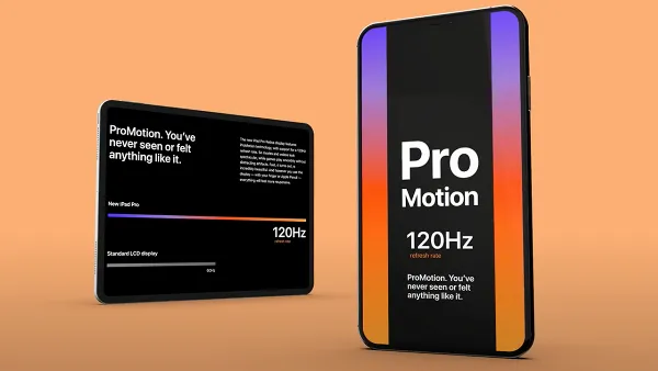 Công nghệ màn hình ProMotion là gì? Cách thức hoạt động, lợi ích ra sao? Có trên iPhone nào? 2 Logo Apple trên nền trắng thể hiện cho công nghệ độc quyền