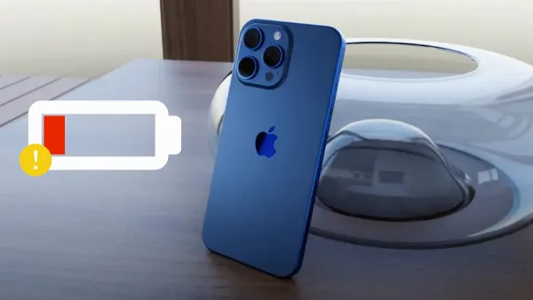 Màn hình iPhone hiển thị thông báo không xác định được tình trạng pin