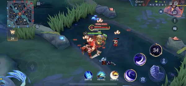 Mina chủ động mở giao tranh khi đạt cấp độ 4