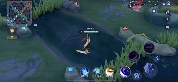 Mina hỗ trợ đồng minh trong giai đoạn đầu game