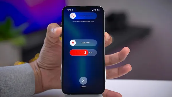 Minh họa cách thức hoạt động của SOS khẩn cấp trên iPhone