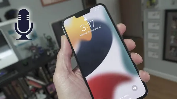 Minh họa công nghệ chống ồn của microphone trên iPhone