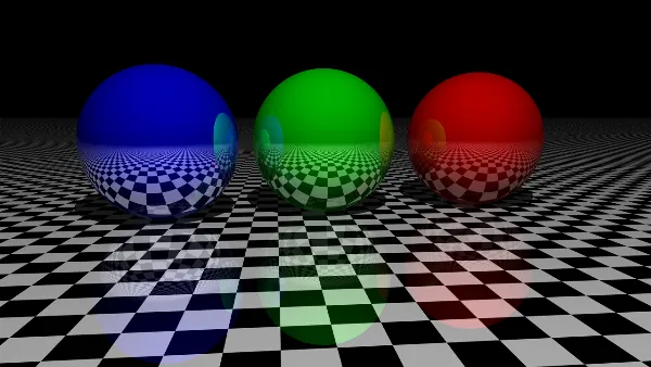 Minh họa sự phản chiếu ánh sáng chân thực nhờ công nghệ Ray Tracing