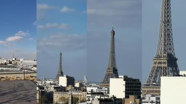 Một bức ảnh bị mờ và nhiễu hạt do sử dụng zoom kỹ thuật số quá mức trên điện thoại.