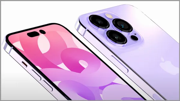 Cấu hình iPhone 14 Pro Max: chip Apple A16 Bionic, màn hình AOD, Camera có nhiều cải tiến 1 Một chiếc iPhone 14 Pro Max màu tím (Deep Purple) với khung viền thép không gỉ và mặt lưng kính cường lực