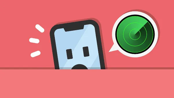 Một chiếc iPhone hiển thị giao diện ứng dụng Find My, với khả năng định vị chính xác các thiết bị Apple khác như AirPods, Apple Watch, và iPad