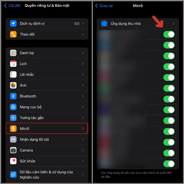 Một ứng dụng nhắn tin với bong bóng chat đang hiển thị trên màn hình iPhone