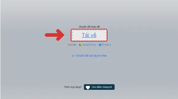 Nhấn nút Tải về để lưu file nhạc chuông