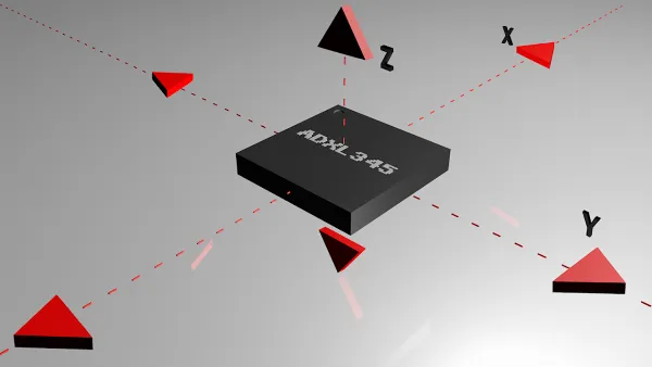 Sơ đồ cấu tạo cảm biến gia tốc