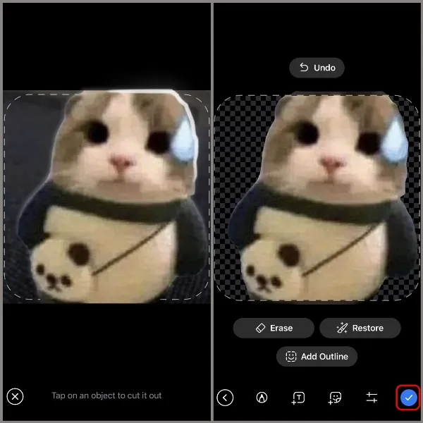 Cách tạo Sticker trên Telegram, tăng thêm sự sinh động và vui vẻ cho những cuộc trò chuyện 4 Sử dụng công cụ chỉnh sửa để tạo sticker Telegram độc đáo.