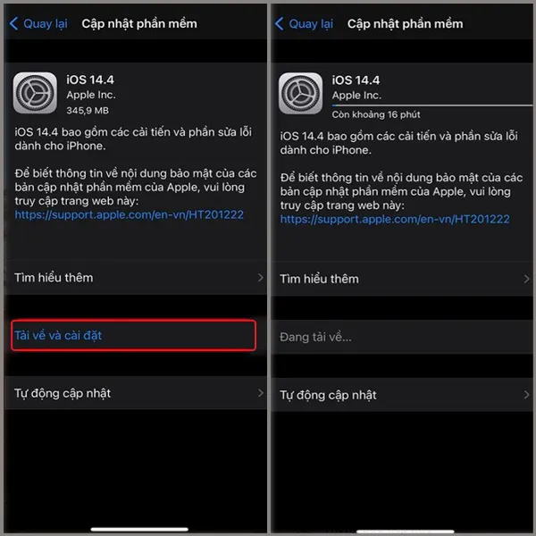 Tải về và cài đặt