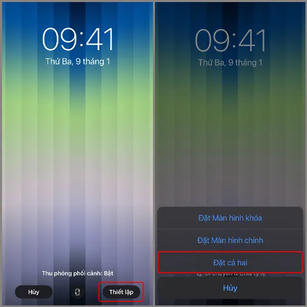 Hình nền iPhone SE 3 (2022) sắc nét siêu đẹp không tì vết, bạn không thể bỏ qua bộ sưu tập HOT này được! 4 Thao tác thiết lập hình nền cho màn hình chính hoặc màn hình khóa trên iPhone