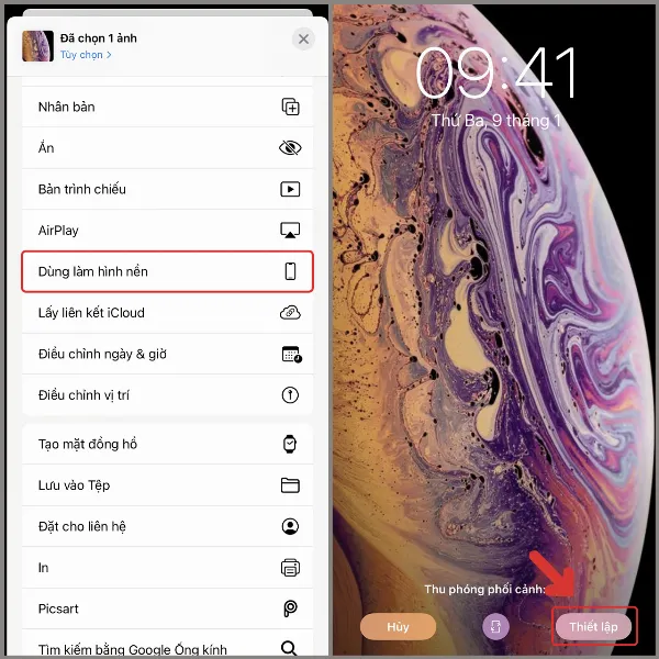 Hình nền iPhone X, iPhone XR, iPhone XS, iPhone XS Max chất lượng 4K đẹp và độc lạ! Xem ngay cách tải nhé 3 Thiết lập hình nền trên iPhone