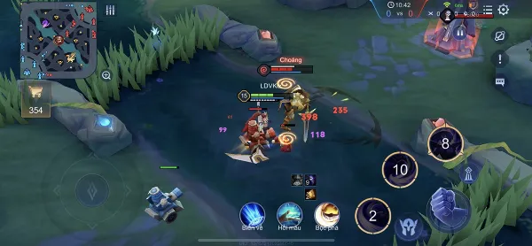 Thực hiện combo chiêu thức Mina hiệu quả