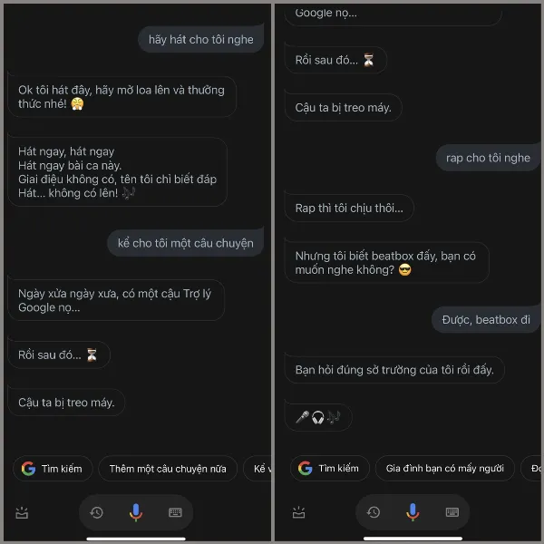 Trò chuyện vui vẻ với Google Assistant