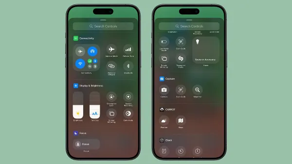 Trung tâm điều khiển trên iOS 18 với khả năng tùy chỉnh linh hoạt hơn
