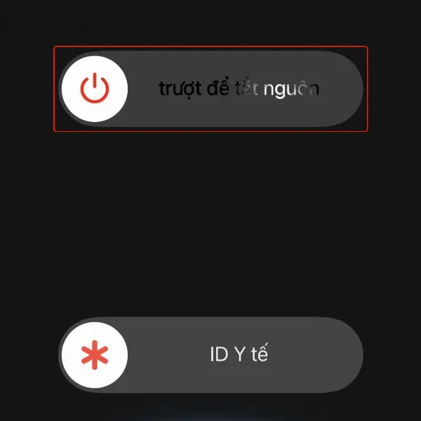 Trượt để tắt nguồn iPhone 14 Pro khi sử dụng phím cứng