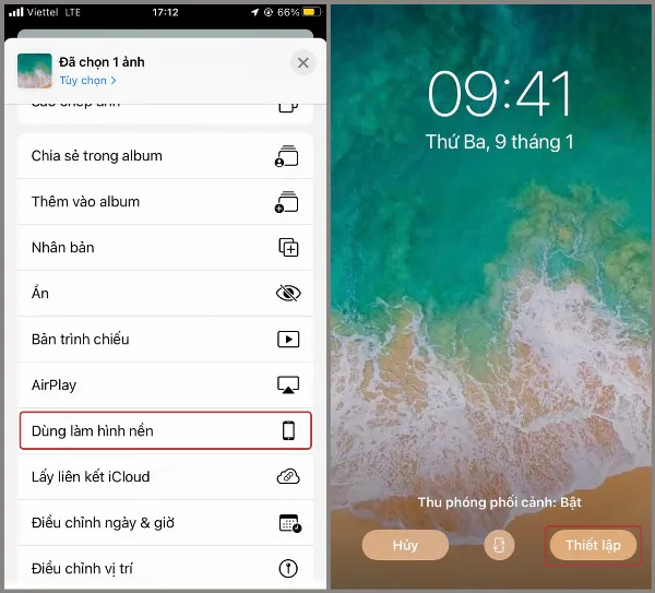 Hình nền iPhone 7, iPhone 7 Plus đẹp và cách tải chỉ với vài bước đơn giản, thao tác dễ dàng ai cũng làm được 3 Tùy chọn cài đặt hình nền trên điện thoại iPhone