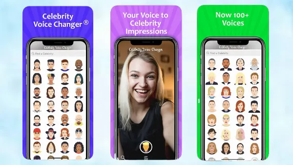 Ứng dụng Celebrity Voice Changer Parody trên iPhone