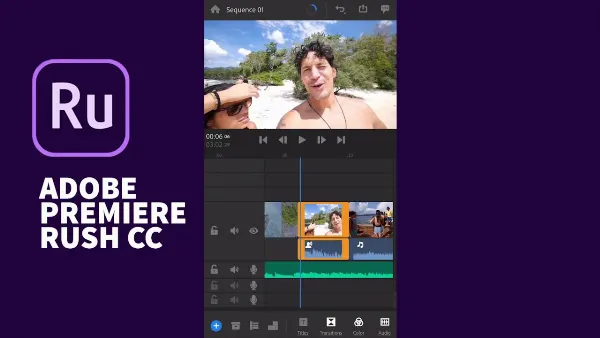 Ứng dụng chỉnh sửa video Adobe Premiere Rush trên iPhone