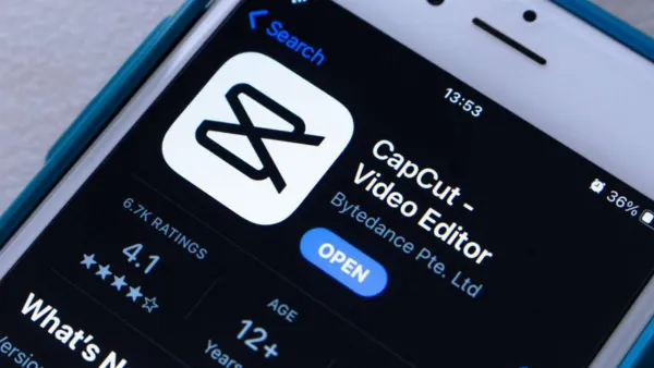 Ứng dụng chỉnh sửa video CapCut trên iPhone