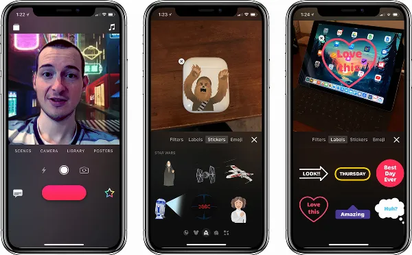 Ứng dụng chỉnh sửa video Clips trên iPhone