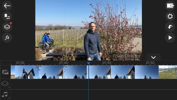 Ứng dụng chỉnh sửa video PowerDirector trên iPhone