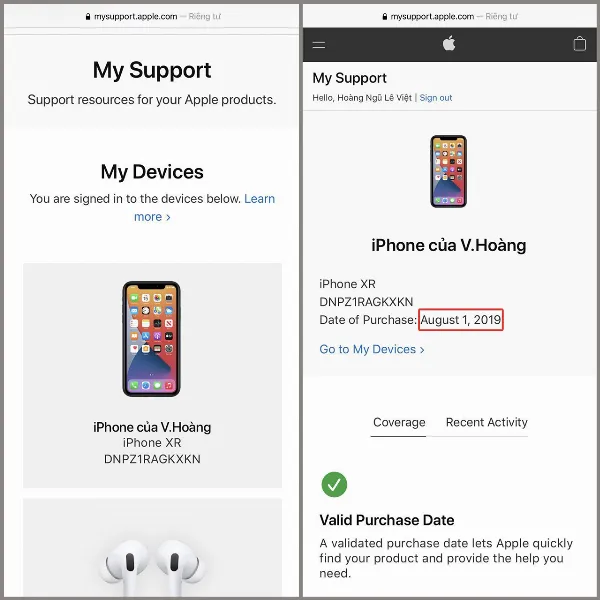 Xem ngày kích hoạt iPhone - Chi tiết thông tin bảo hành và ngày kích hoạt iPhone